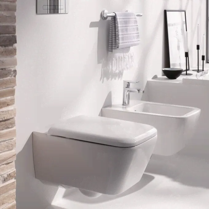 Унитаз подвесной Geberit iCon Square 201950000 безободковый (без сиденья)
