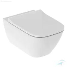 Унитаз подвесной Geberit Smyle Square Set Rimfree, сиденье SoftClose 500.683.00.2