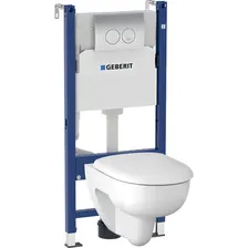 Инсталляция Geberit Duofix 3 в 1 + унитаз Renova сиденьем микролифт 500.124.TC.R