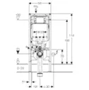 Инсталляция для унитаза GEBERIT Sigma 8 Duofix 111.796.00.1
