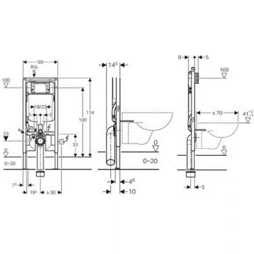 Инсталляция Geberit Duofix UP720 111.796.00.1