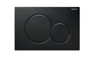 Кнопка смыва Geberit Sigma 01 черная механическая