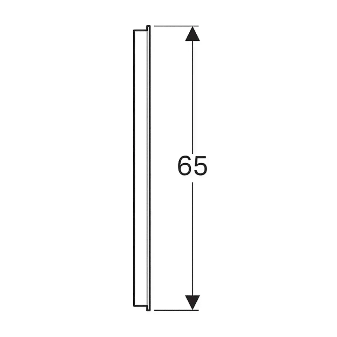 Зеркало 80х65 см Geberit Option Basic 500.588.00.1-4