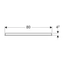 Зеркало 80х65 см Geberit Option Basic 500.588.00.1