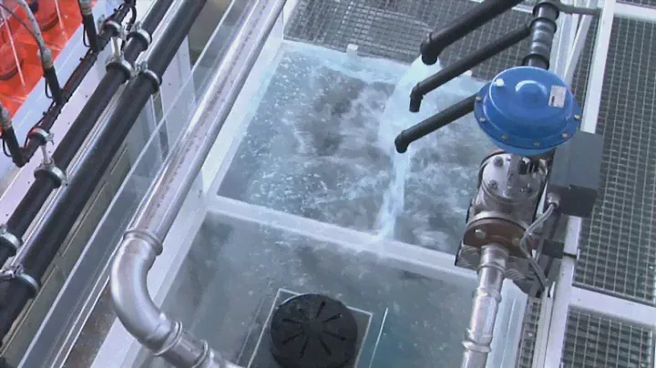 Geberit Test Facilities Pluvia System in action