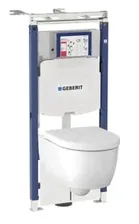 Унитаз iCon в комплекте с инсталляцией Geberit Sigma Платтенбау 500.362.TC.I