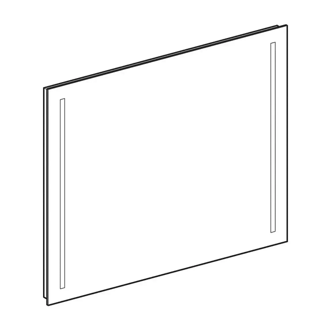 Зеркало 80х65 см Geberit Option Basic 500.588.00.1