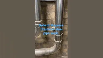 "Creating a Masterpiece: Geberit Mapress Stainless Steel Pipe Work" #bathroom #engineering #plumbing