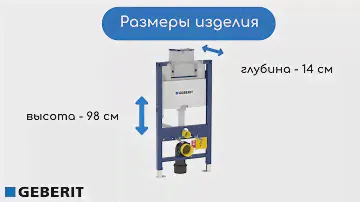ИНСТАЛЛЯЦИЯ GEBERIT OMEGA (111.030.00.1)