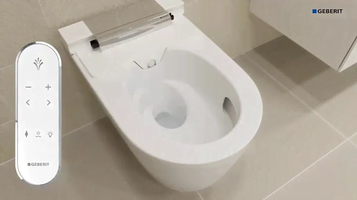 Geberit AquaClean Sela   очистка унитаза биде