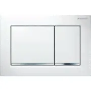Смывная клавиша Geberit Omega 30 (белый, хром глянцевый, белый) 115.080.KJ.1