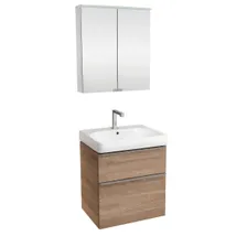КОМПЛЕКТ МЕБЕЛИ ДЛЯ ВАННОЙ GEBERIT SMYLE SQUARE 58.4 СМ ПЕКАН 529.352.JR.6