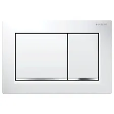 Кнопка смыва GEBERIT 115.080.KJ.1 Omega 30 белый/глянцевый хром