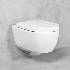 Унитаз подвесной безободковый Geberit iCon 204060000 без сиденья