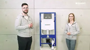 W więcej niż 60 sekund o stelażu Geberit Duofix Sigma