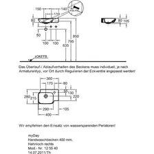 Раковина GEBERIT MYDAY 40 см 125540600