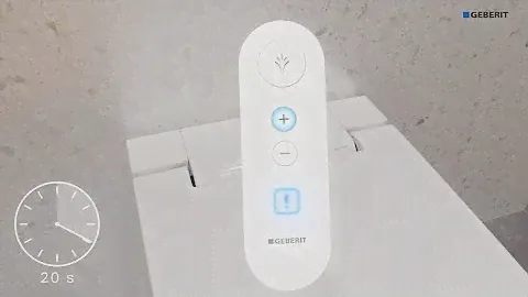 Geberit AquaClean Alba - Set up