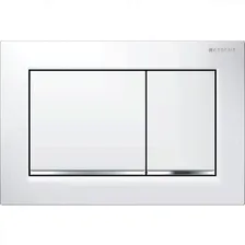Кнопка смыва Geberit Omega 30 двойной смыв, белый/хром 115.080.KJ.1