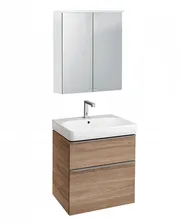 Комплект мебели для ванной Geberit Smyle Square 600х480 мм, орех пекан (529.352.JR.6)