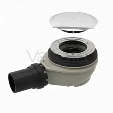 Сифон для душевого поддона, Ду 90, хром, Geberit 150.550.00.1