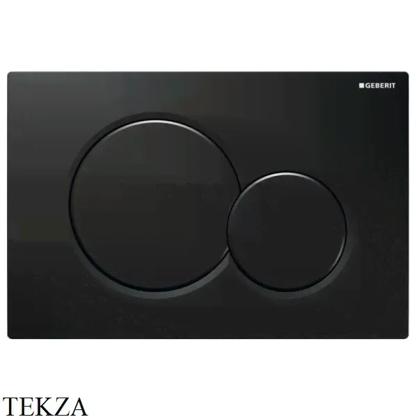 Geberit Sigma01 Клавиша смыва пластик 115.770.DW.5, черный глянцевый-0