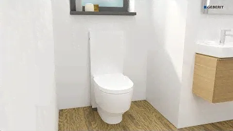 Geberit AquaClean Mera Classic floor-standing – Installation