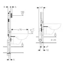 Инсталляция для унитаза GEBERIT Sigma 8 Duofix 111.796.00.1