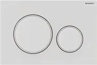 Geberit 115.882.01.1 Sigma 20 Клавиша смыва, двойной смыв, к 111.300/350/361/362/380/390/796, белый матовый лак, легко чистящееся покрытие