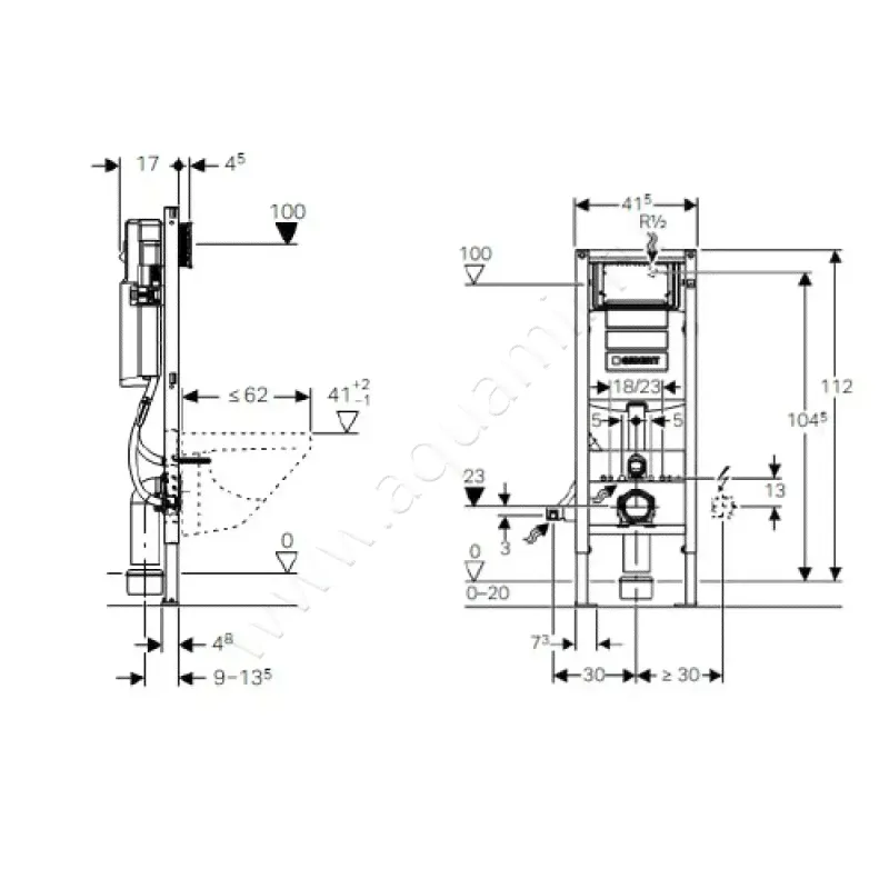     Geberit Duofix Sigma 12 (111.361.00.5)
