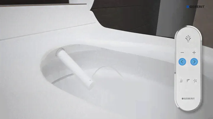 Функции электронной крышки-биде Geberit AquaClean Tuma Comfort