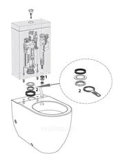 Механизм слива для сливного бачка Geberit 750990