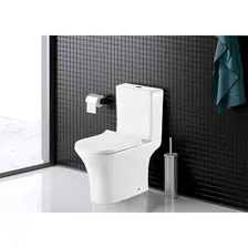 Унитаз-компакт Azario FRETTA ROUND AZ-7121-G напольный, безободковый, в комплекте с бачком и сиденьем микролифт, сливная арматура Geberit